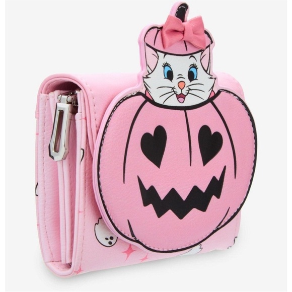 Disney NWT  The Aristocats Marie Halloween Pink Mini Backpack W/wallet main image 11